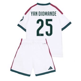 Real Madrid Yan Diomande #25 Maglia Gara Casa Repliche 2026-27 Bambino Maniche Corte